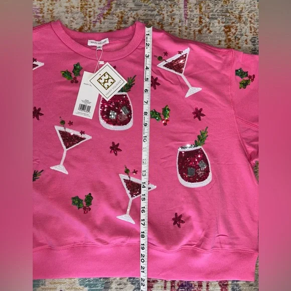 Mary Square Millie Sweatshirt Holiday Spirits - Picture 4 of 7